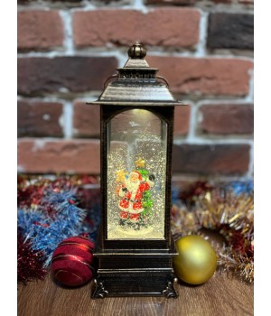 Новогодний фонарь "Дед Мороз с подарками" (Большой)