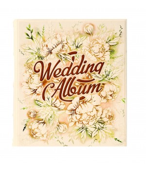 Фотоальбом большой «Wedding Album». Цвет молочный