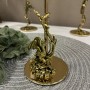 Подсвечник металлический средний Дракониха в транспортной коробке