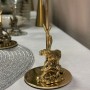 Подсвечник металлический большой Львица в транспортной коробке