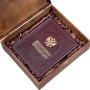 Родословная книга "Герб" в деревянной шкатулке с гравировкой