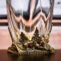 Бокал для ВИСКИ ручная работа охота на кабана в подарочной упаковке