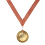 Медаль подарочная "Настоящий мужчина" в деревянной шкатулке