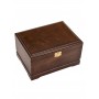 Бокал для коньяка 420 мл "Лев" (ROYAL), упаковка деревянная шкатулка, ложемент коричневый шелк