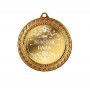 Медаль подарочная "Золотой папа" в деревянной шкатулке