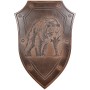 Деревянный щит для шампуров "Медведь" с шампурами "Большие звери"