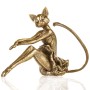 Статуэтка "Кошка"(латунь), в коробке из дизайнерского картона