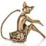 Статуэтка "Кошка"(латунь), в коробке из дизайнерского картона