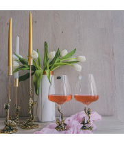 Подарочный набор из 3 подсвечников "Бабочки" в подарочной коробке