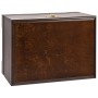 Бокал для коньяка 420 мл "Медведь Гризли", упаковка деревянная шкатулка, ложемент коричневый шелк