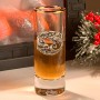 Набор из 12-ти стопок для водки Сиде с накладками знаки Зодиака (Водолей, Рыбы, Овен, Телец, Близнецы, Рак, Лев, Дева, Весы, Скорпион, Стрелец, Козерог) в черной подарочной коробке