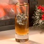 Набор из 12-ти стопок для водки Сиде с накладками знаки Зодиака (Водолей, Рыбы, Овен, Телец, Близнецы, Рак, Лев, Дева, Весы, Скорпион, Стрелец, Козерог) в черной подарочной коробке