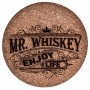 Набор бокалов для виски Квадро (2шт) с накладкой "Телец" в деревянной коробке mr Whiskey
