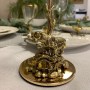 Подсвечник металлический малый Львица в транспортной коробке