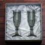 Набор из 2 бокалов для шампанского "Рока-1" в подарочной коробке