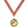 Медаль подарочная "Лучший папа" в деревянной шкатулке