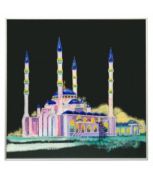 Картина Мечеть Сердце Чечни Swarovski