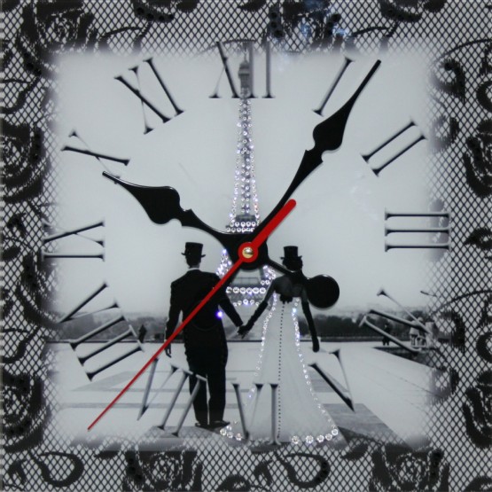 Часы "Свадебный Париж" Swarovski