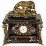 Часы-сейф из яшмы Львиная семья