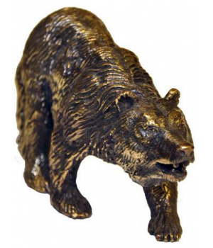 Фигурка медведя бронза М 001