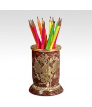 Карандашница Двуглавый орел яшма