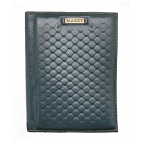 *Обложка для автодокументов «Fleur». Цвет зеленый