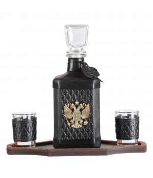 Графин декоративный «Федерация» с латунным орлом