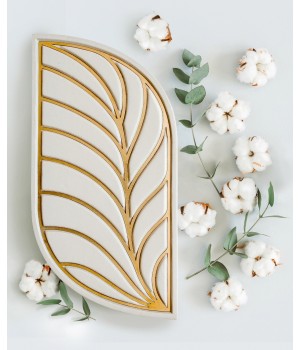 Шкатулка большая «Deco». Цвет молочный