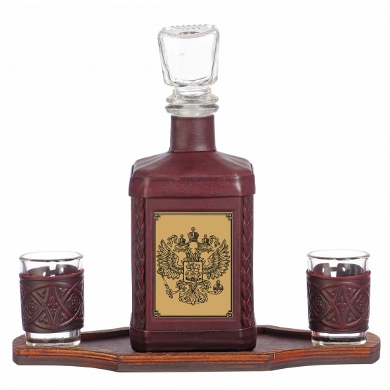 Графин «Герб-1» с сублимированной накладкой Графин «Герб-1» с сублимированной накладкой