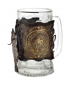 Пивной бокал «Пива глоточек, да воблы кусочек» Пивной бокал «Пива глоточек, да воблы кусочек»