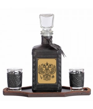 Графин «Герб-2» с сублимированной накладкой Графин «Герб-2» с сублимированной накладкой