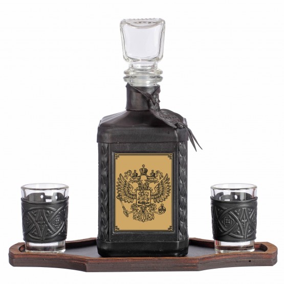 Графин «Герб-2» с сублимированной накладкой Графин «Герб-2» с сублимированной накладкой