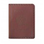 Обложка на паспорт «Герб». Цвет коричневый