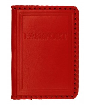 Обложка на паспорт «Passport». Цвет красный