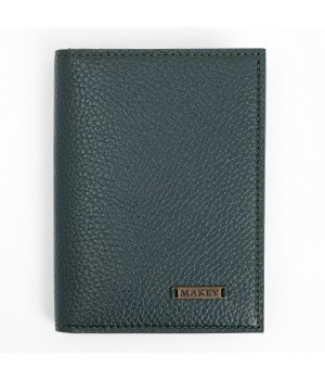 Обложка для паспорта с карманами «Классика». Цвет зелёный