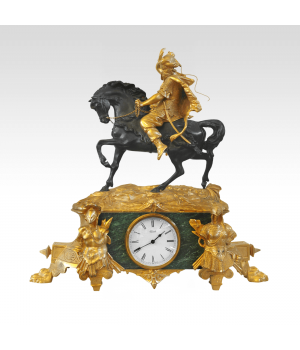 Часы "Сарацин на коне" (с камнем)