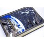 Космонавтика подарочная книга в кожаном переплете