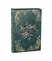 Книга притчи подарочная в коробке, кожаный переплет