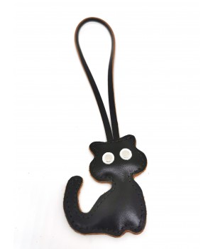 Брелок для сумки "Кошка-3". Цвет коричневый Брелок для сумки "Кошка-3". Цвет коричневый