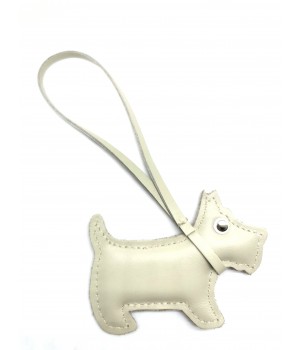 Брелок для сумки «Терьер». Цвет молочный Брелок для сумки «Терьер». Цвет молочный