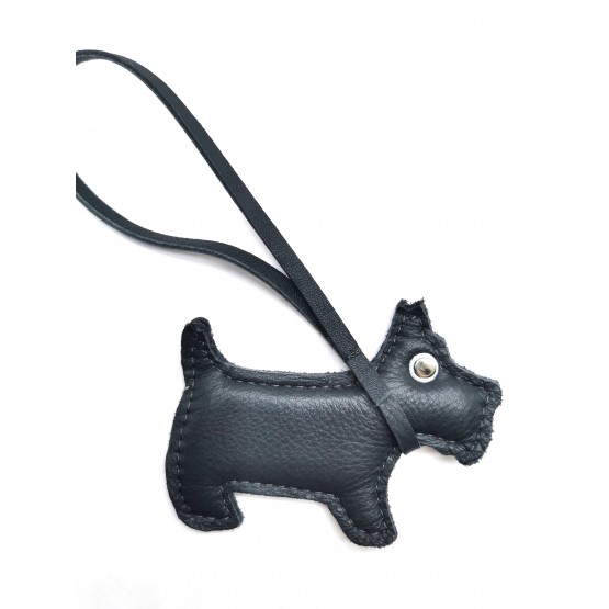 Брелок для сумки «Терьер». Цвет серый