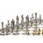 Шахматы "Греко-Римская война" 32х32 см офиокальцит мрамор