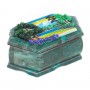 Шкатулка для хранения с рисунком из камня "Летний пейзаж" 17х10,5х7 см