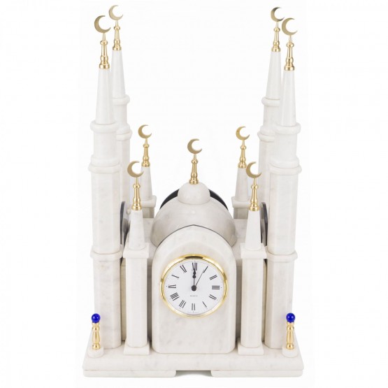 Часы "Мечеть" из мрамора большая 116852