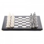 Шахматы сувенирные "Северные народы" доска 40х40 см камень мрамор