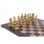 Шахматы подарочные "Викинги" с бронзовыми фигурами 40х40 см 118060