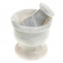 Мраморная ступка с пестиком 7,5х7,5 см (3) / Каменная ступка / Ступка для специй / Ступка из мрамора