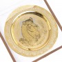 Декоративная тарелка с гравюрой "Кабан" 22,5 см в подарочной коробке Златоуст
