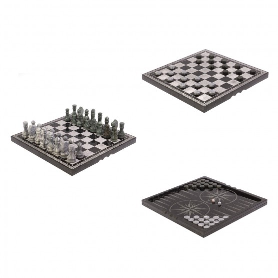 Набор игр 3 в 1: шахматы, нарды, шашки 126937