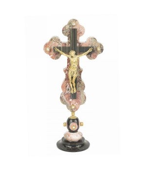 Статуэтка "Распятие Христа" из бронзы и креноида 118124